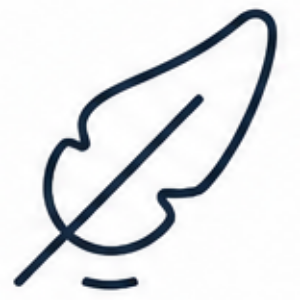 lekkosc-1webp – Ticol Wrocław – Ticol Wrocław Feather quill pen icon representing writing or editing